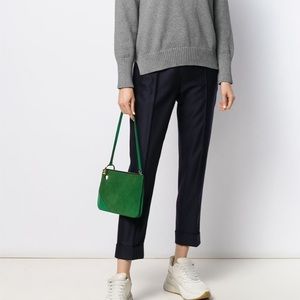 Kenzo drawstring linen blend cuffed crop pants